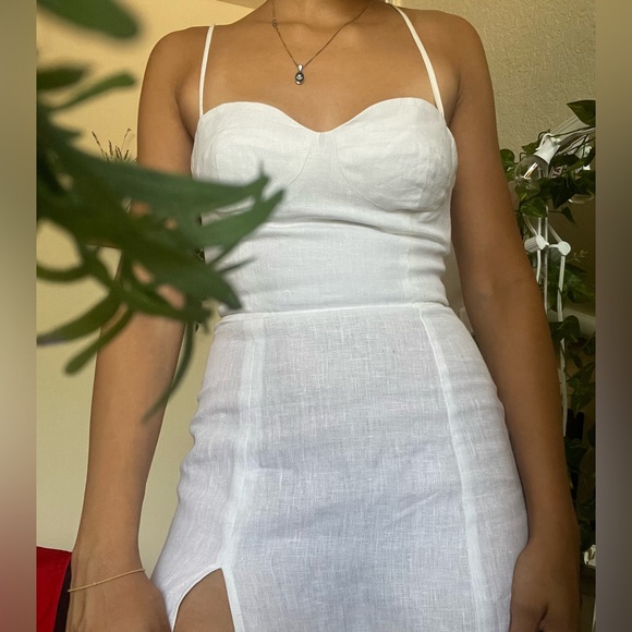 Reformation Nebraska Linen Dress - Picture 1 of 6